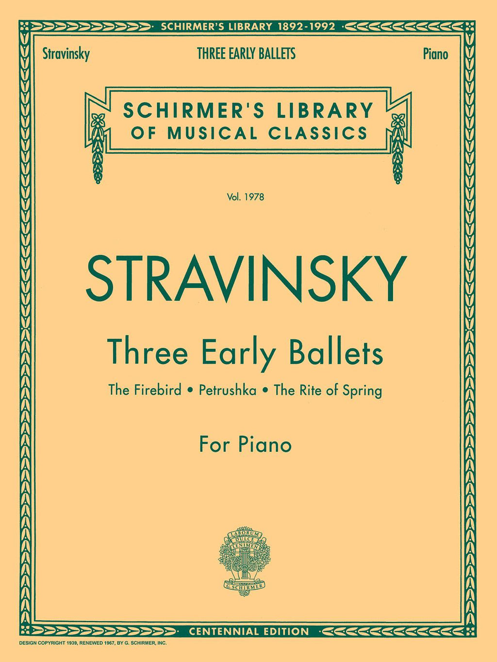 ストラヴィンスキー／初期の三大バレエ音楽集(火の鳥・ペトリュー