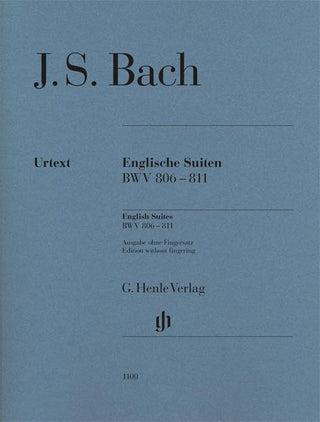 J.S.バッハ／イギリス組曲 BWV 806-811【指番号なし】 (原典版/ヘンレ社)《輸入ピアノ楽譜》の画像