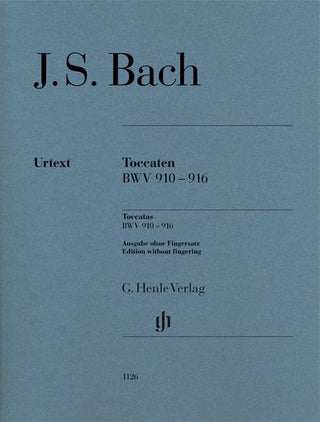 J.S.バッハ／トッカータ BWV 910-916【指番号なし】 (原典版/ヘンレ社)《輸入ピアノ楽譜》の画像