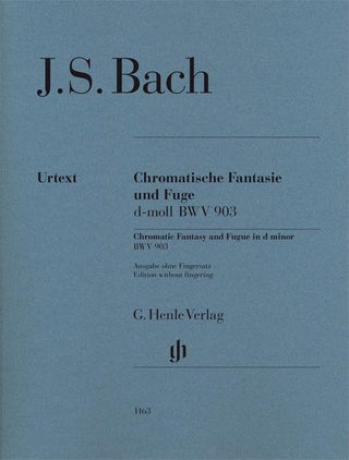 J.S.バッハ／半音階的幻想曲とフーガ ニ短調 BWV 903/903a【指番号なし】 (原典版/ヘンレ社)《輸入ピアノ楽譜》の画像