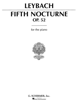 I.レイバック／夜想曲 op.52-5《輸入ピアノ楽譜》の画像