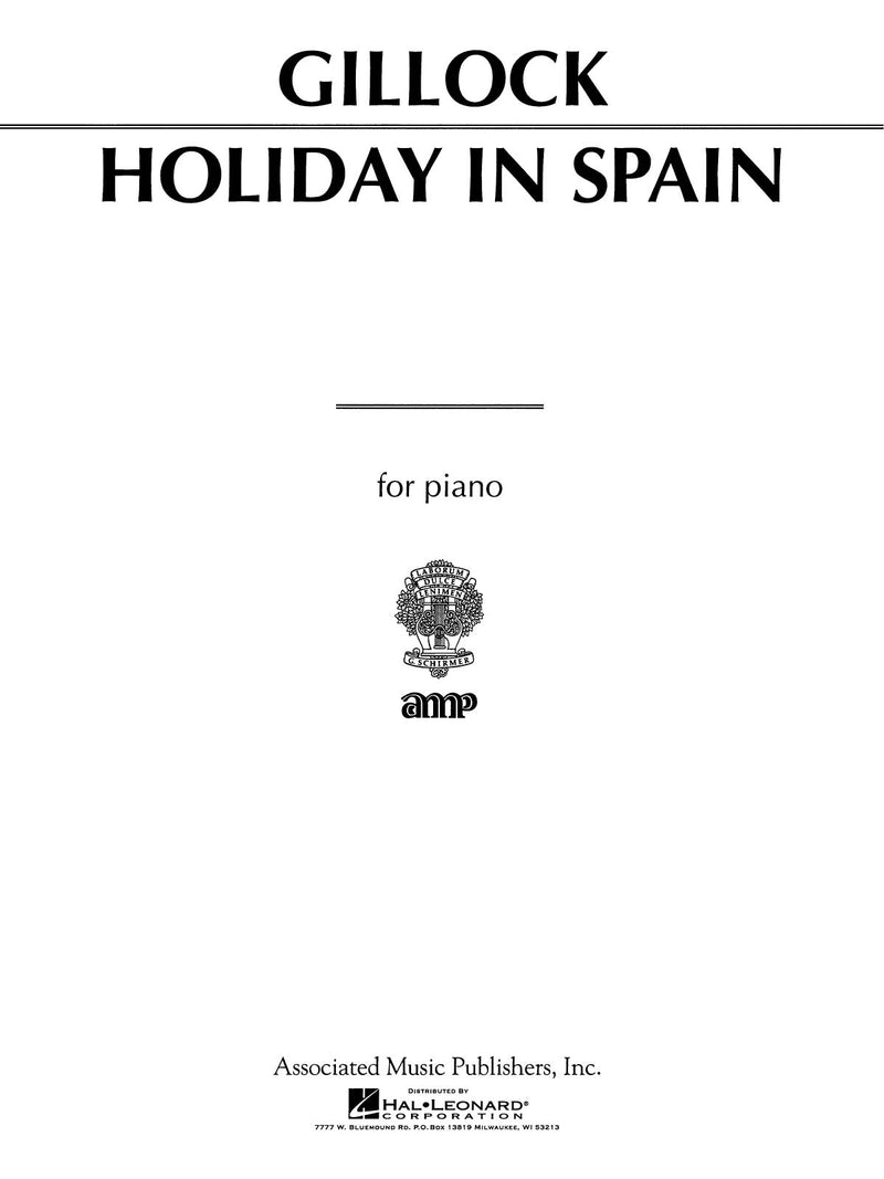 W.ギロック／スペインの休日《輸入ピアノ楽譜》の画像