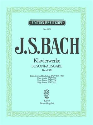 J.S.バッハ／ピアノ作品集・第20巻《輸入ピアノ楽譜》※出版社都合により、納期にお時間をいただく場合がございますの画像