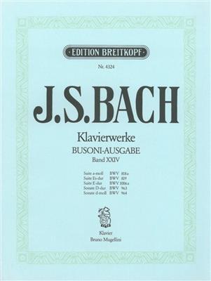 J.S.バッハ／ピアノ作品集・第24巻《輸入ピアノ楽譜》の画像
