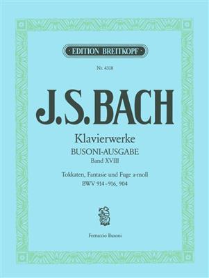 J.S.バッハ／ピアノ作品集・第18巻・BWV.914-916・幻想曲とフーガ《輸入ピアノ楽譜》の画像