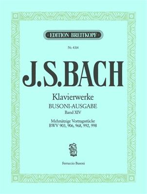 J.S.バッハ／半音階的幻想曲とフーガ・ニ短調、ファンタジア・ハ短調、ソナタ・ト長調、カプリッチョ・プレリュード・フーガとアレグロ《輸入ピアノ楽譜》の画像