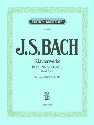 J.S.バッハ／トッカータ集・BWV910-913(ブゾーニ編)《輸入ピアノ楽譜》の画像