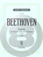 ベートーヴェン／合唱幻想曲 op.80(ピアノヴォーカルスコア）《輸入ピアノ楽譜》※出版社都合により、納期にお時間をいただく場合がございますの画像
