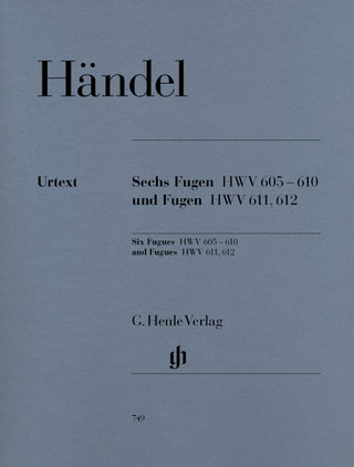 ヘンデル／6つのフーガ HWV 605-610、フーガ HWV 611， 612 (原典版/ヘンレ社)《輸入ピアノ楽譜》の画像