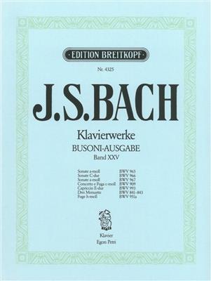 J.S.バッハ／ピアノ作品全集(ブゾーニ編)《輸入ピアノ楽譜》の画像