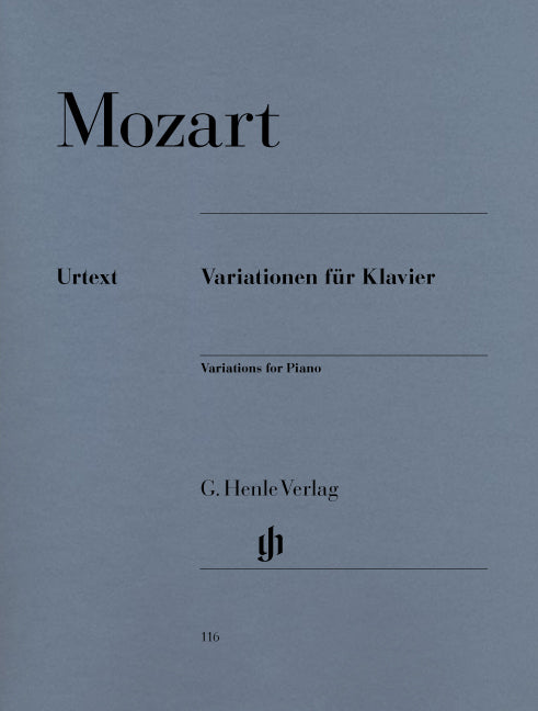 楽譜集: Ravel, Beethoven, Mozart など 78冊セット モーツァルト／ピアノ変奏曲集(原典版/ヘンレ社)《輸入ピアノ楽譜