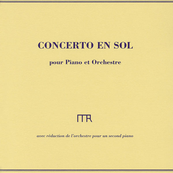 ラヴェル『ピアノ協奏曲 ト長調（Concerto en sol）』2台ピアノ用 ラヴェル／ピアノ協奏曲ト長調（2台ピアノ）《輸入ピアノ楽譜
