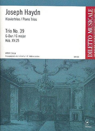 ハイドン／ピアノ三重奏曲 第39番 ト長調 Hob. XV:25《輸入ピアノ楽譜》の画像
