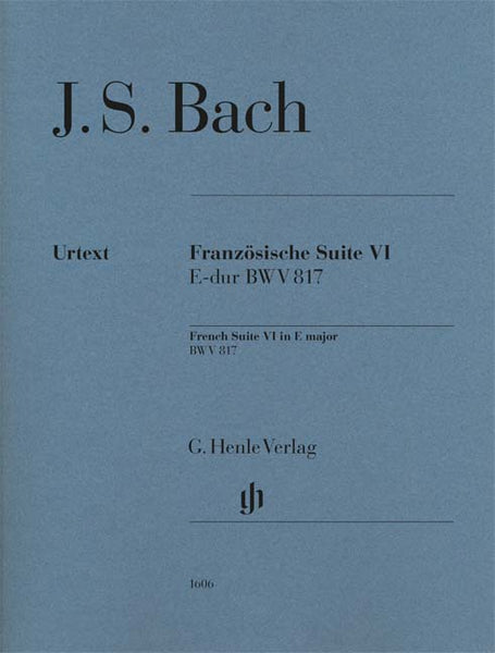 J.S.バッハ／フランス組曲 第6番 ホ長調 BWV 817(原典版/ヘンレ社