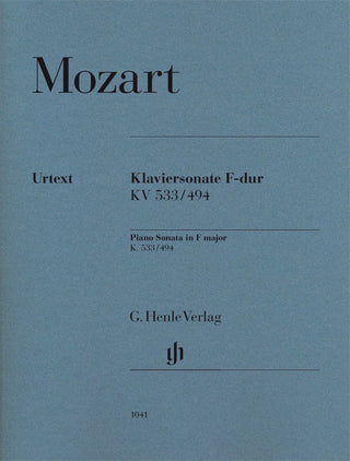 モーツァルト／ピアノソナタヘ長調      K. 533/494 (原典版/ヘンレ社)《輸入ピアノ楽譜》の画像