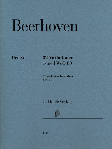 BEETHOVEN ベートーヴェン 32の変奏曲（ベートーベン）（ピアノ）【32 Variations WoO.80
