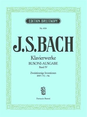 J.S.バッハ／2声のインヴェンション BWV 772-786(ブゾーニ編)《輸入ピアノ楽譜》の画像