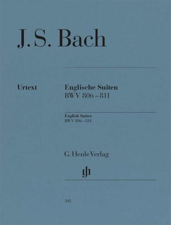 J.S.バッハ／イギリス組曲 BWV 806-811(全曲)(指番号あり)(原典版
