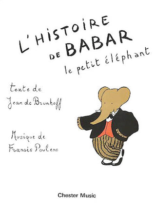 フランシス・プーランク／小象ババールの物語《輸入ピアノ楽譜》