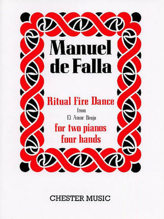 ファリャ／ 火祭りの踊り（バレエ音楽「恋は魔術師」より） (2台4手)《輸入ピアノ楽譜》