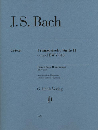 バッハ／フランス組曲 第2番 ハ短調 BWV 813【指番号なし】(原典版/ヘンレ社)《輸入ピアノ楽譜》