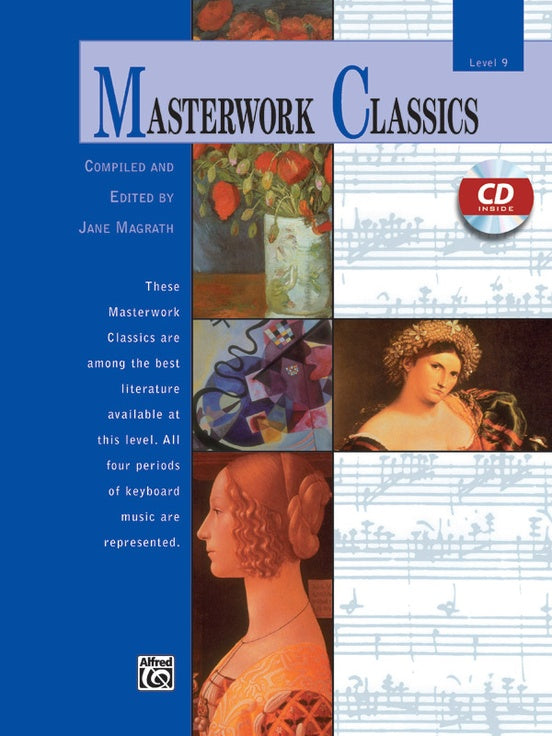 クラシック傑作集 レベル9 (23曲収録)(CD付、中級ピアノ)《輸入ピアノ楽譜》の画像