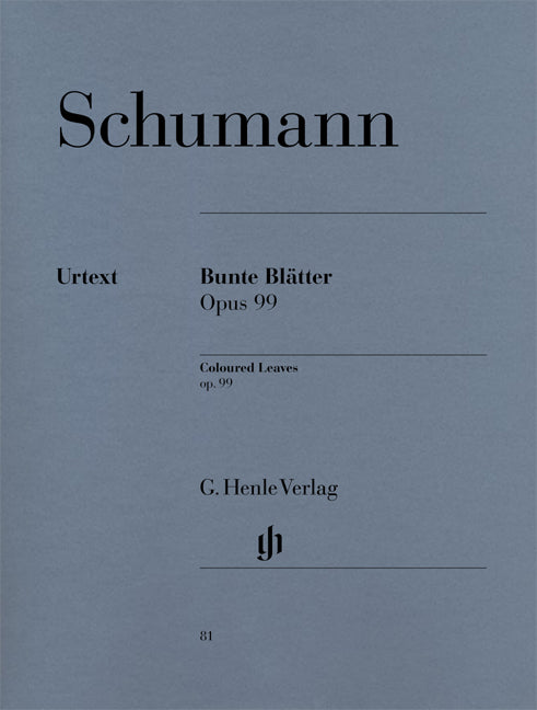 R.シューマン／色とりどりの小品 op.99 (原典版/ヘンレ社)《輸入ピアノ楽譜》の画像