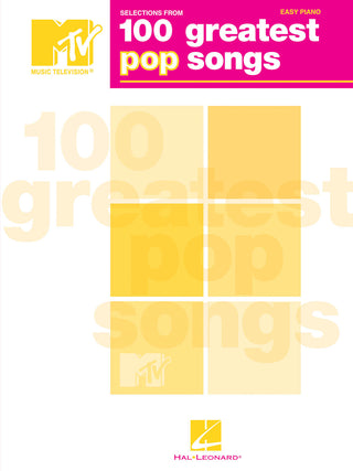 MTVセレクション 100のポップス・ヒット曲集（初級ピアノ）《輸入ピアノ楽譜》の画像