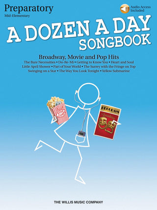 A Dozen a Day Songbook ポピュラーピアノ曲集[導入書1](音源ダウンロード版版)(バーナム対応)《輸入ピアノ楽譜》の画像