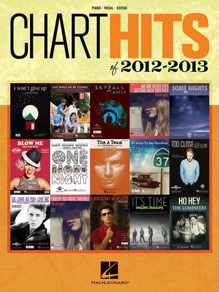 2012-2013ヒットチャート曲集(16曲収録)《輸入ピアノ楽譜》の画像