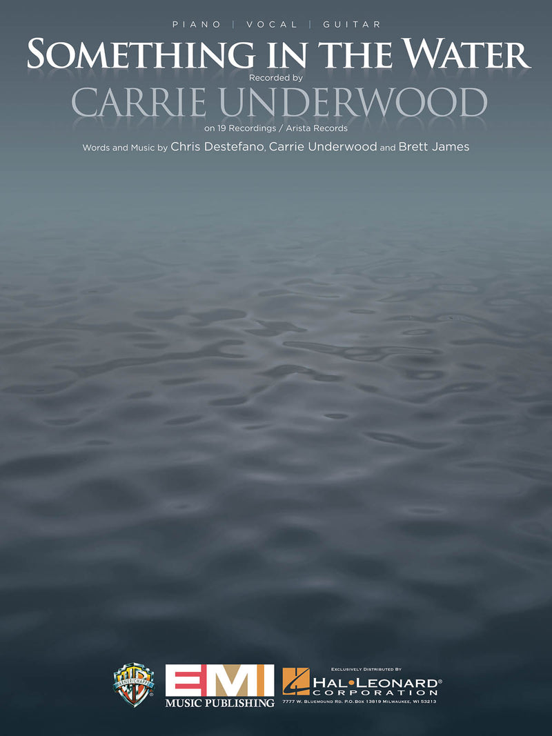 キャリー・アンダーウッド／サムシング・イン・ザ・ウォーター《輸入ピアノ楽譜》の画像