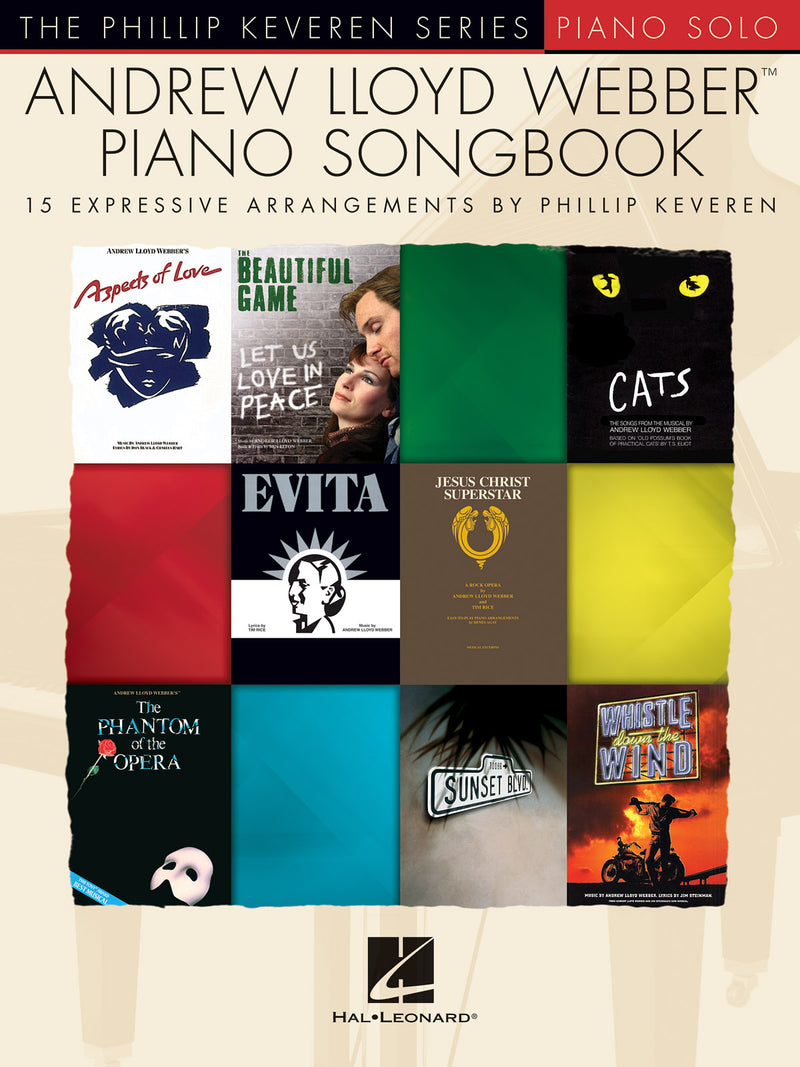 アンドルー・ロイド・ウェバーのピアノ・ソング・ブック（25曲収録）《輸入ピアノ楽譜》の画像