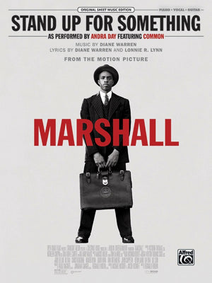 アンドラ・デイ／スタンド・アップ・フォー・サムシング（映画『マーシャル 法廷を変えた男』より）《輸入ピアノ楽譜》の画像