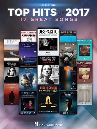 2017年トップ・ヒット曲集(初級ピアノ)《輸入ピアノ楽譜》の画像