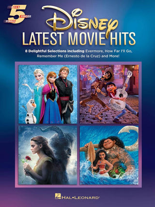ディズニー最新ヒット映画集(5本指シリーズ・8曲収録)《輸入ピアノ楽譜》の画像