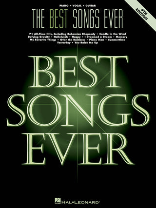 【ロングラン・ヒット曲集】ベスト・ソングス・エヴァー(71曲収録)《輸入ピアノ楽譜》の画像