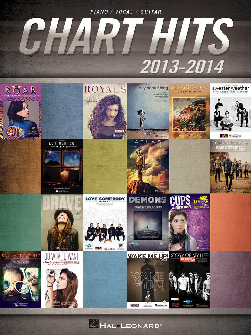2013-2014ヒットチャート曲集(16曲収録)《輸入ピアノ楽譜》の画像