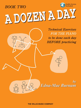 【版元品切】A Dozen a Day Songbook バーナム　ピアノテクニック第2巻(音源ダウンロード版)《輸入ピアノ楽譜》の画像