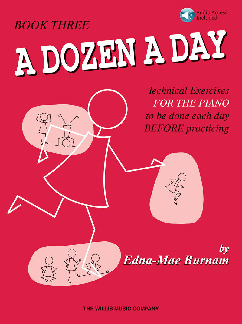 A Dozen a Day Songbook バーナム　ピアノテクニック第3巻(音源ダウンロード版)《輸入ピアノ楽譜》の画像