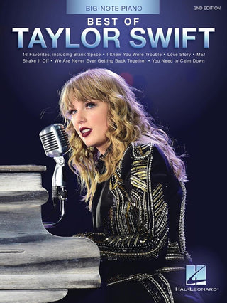 ベスト・オブ・テイラー・スウィフト   第2版（16曲収録）《輸入ピアノ楽譜》の画像