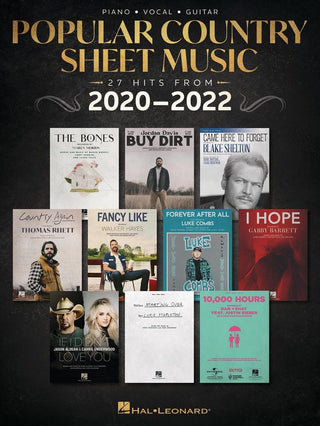 2020-2022年版 カントリー・ミュージック集（27曲収録）《輸入ピアノ楽譜》の画像