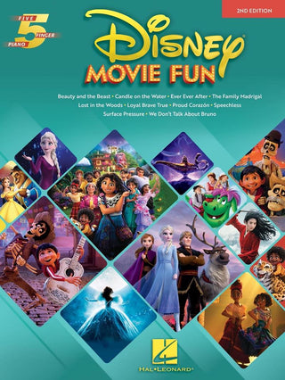 ディズニー映画ファン セカンドエディション（5本指シリーズ、初級ピアノ）（10曲収録）《輸入ピアノ楽譜》の画像