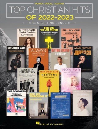 2022年 2023年 トップ・クリスチャン・ヒッツ （14曲収録）《輸入ピアノ楽譜》の画像