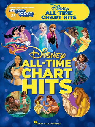 ディズニー・オール・タイム・チャート・ヒッツ(28曲収録)《輸入ピアノ楽譜》の画像