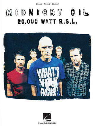 ミッドナイト・オイル／20，000 ワット R.S.L.《輸入ピアノ楽譜》の画像