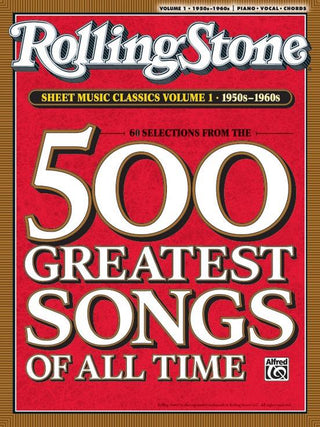 「ローリング・ストーン誌」シート・ミュージック・クラシックス vol.1: 1950-1960(60曲収録)《輸入ピアノ楽譜》の画像
