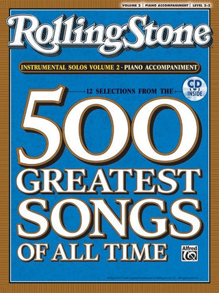 ローリングストーン誌が選ぶ「歴代最高の500曲」から12曲，vol.2【ピアノ伴奏編】(インストゥルメンタル・プレイ・アロング・シリーズ、CD付)《輸入ピアノ楽譜》の画像