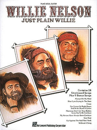 ウィリー・ネルソン／ジャスト・プレイン・ウィリー(37曲収録)《輸入ピアノ楽譜》の画像