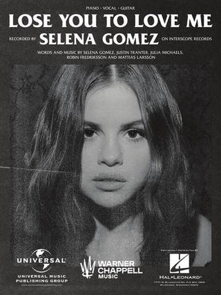 セレナ・ゴメス／ルーズ・ユー・トゥー・ラブ・ミー《輸入ピアノ楽譜》の画像
