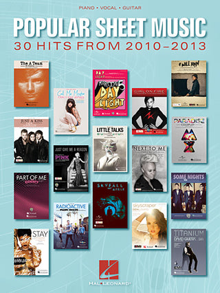 2010-2013ヒット曲集(30曲収録)《輸入ピアノ楽譜》の画像